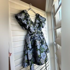 Floral Puff Sleeve Dress